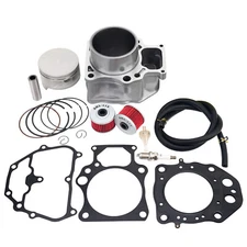 For Honda Rancher TRX420 2007-2023 Cylinder Piston Gasket Top End Rebuild Kit 