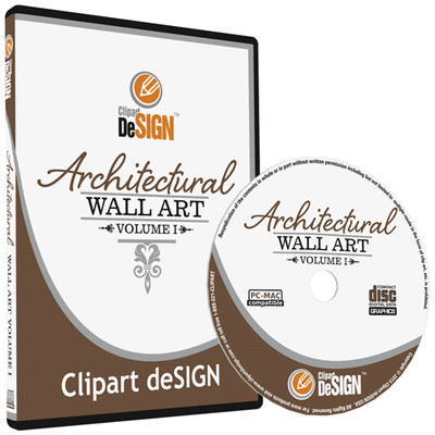 WALL ART DECAL/STICKER CLIPART-VINYL CUTTER PLOTTER IMAGES-VECTOR CLIP ART CD