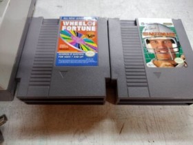 NES Nintendo System Console NES-001 Bundle Lot Controllers TESTED