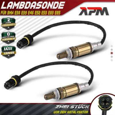 2x Lambdasonde Regelsonde für BMW 3er E36 E46 5er E39 E60 E61 E38 E83 X3 X5 Z3