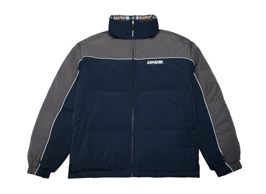Supreme Reversible Puffer Jacket Navy | eBay Supreme Reversible Puffer Jacket Navy | eBay