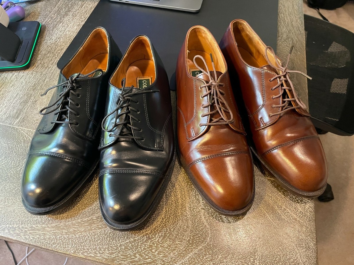 COLE HAAN Mens Shoes TWO 2 PAIRS Brown & Black Size 8.5D | eBay display picture 2