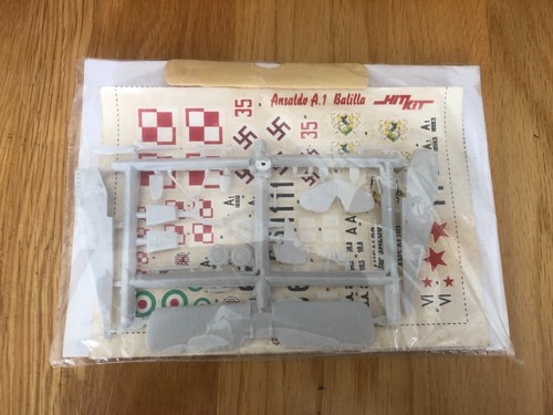 HitKit 1/72 scale Ansaldo A.1 Balilla model kit. No Box - 第 2/3 張圖片