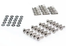 Bolt Set 5mm Motorcycle Fairing Bolts M5 Stainless Steel Clips Clamps M5x20