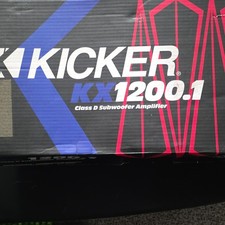 KICKER KX1200.1 Class D Mono Subwoofer Amplifier 1200W RMS MPN KX1200.1