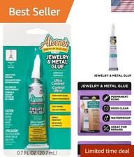 Jewelry  Metal Glue 0.7 oz - Instant Waterproof Adhesive, Dries Clear  Fast