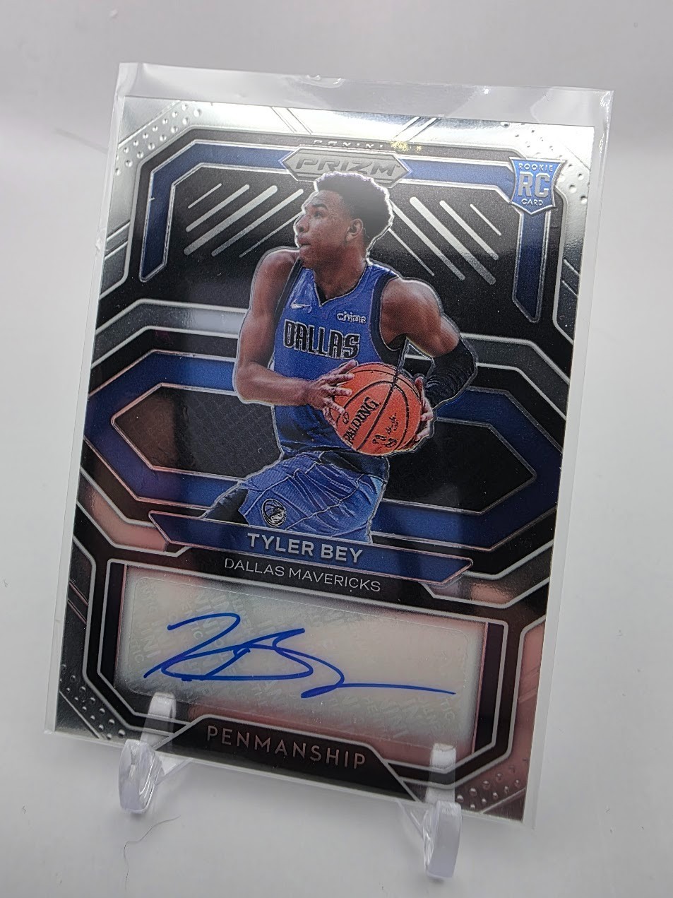 2020-21 Panini Prizm Rookie Penmanship #RP-TBY Tyler Bey Auto RC Autograph READ