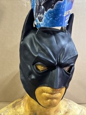 BATMAN DARK KNIGHT RISES 1/2 LATEX ADULT MASK NEW W TAGS RUBIES COSTUMES 2015 