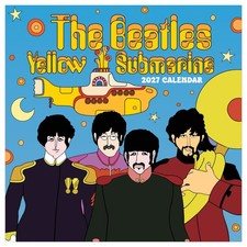 2027 The Beatles: Yellow Submarine Wall Calendar
