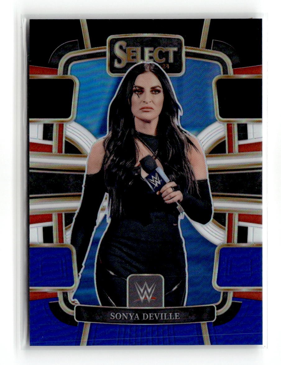 2024 Panini Select WWE Black & Blue /399 - Sonya DeVille #62