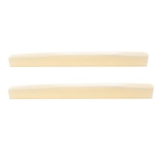 Musiclily Pro 2Pcs 73.66mm Compensated Bone Saddle For Martin Acoustic Guitar