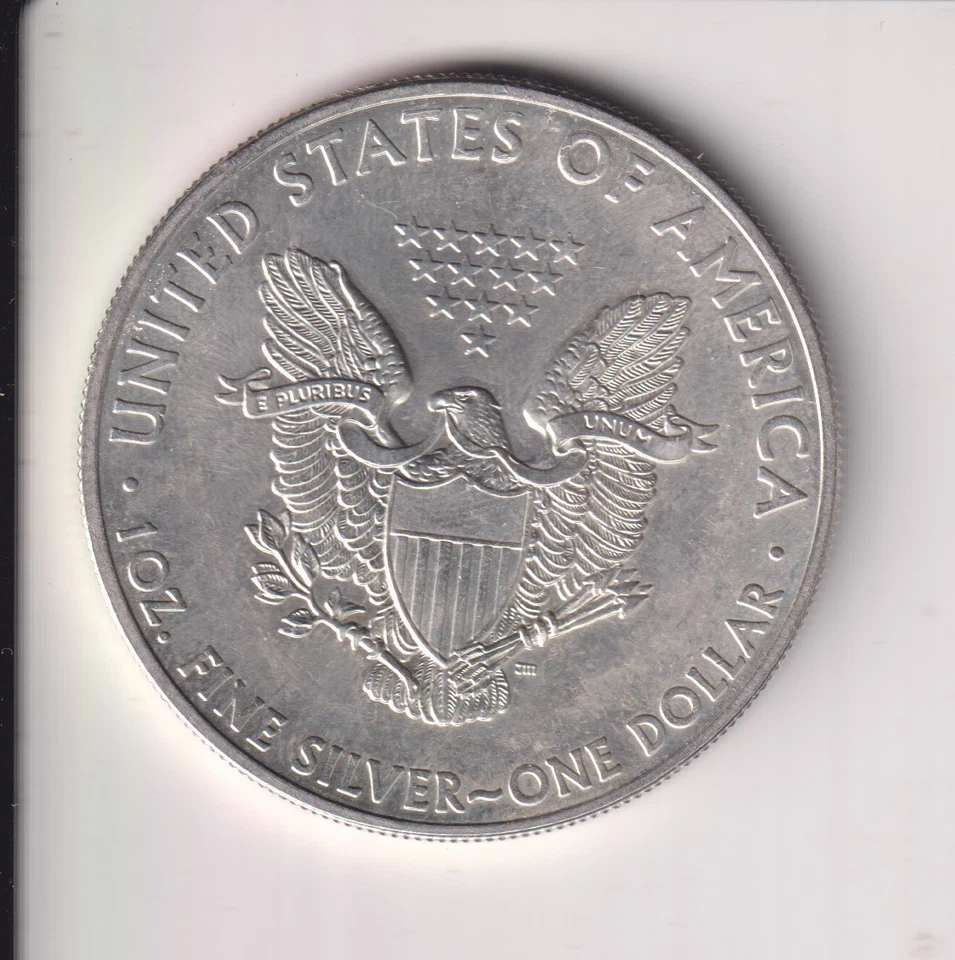 2012 AMERICAN SILVER EAGLE $1 DOLLAR 1 OZ .999 SILVER COIN UNITED STATE MINT - Image 2 of 2