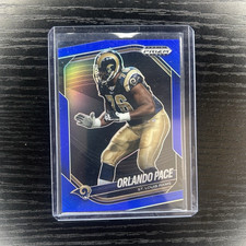 2025 Orlando Pace Prizm Black Blue /199 #141 Rams