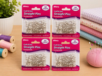 "Pack Mit 4 Allary Gerade Nadeln 200 Anzahl 1.5 \" Pearlized Farbe KöPfe Zum NäHen"