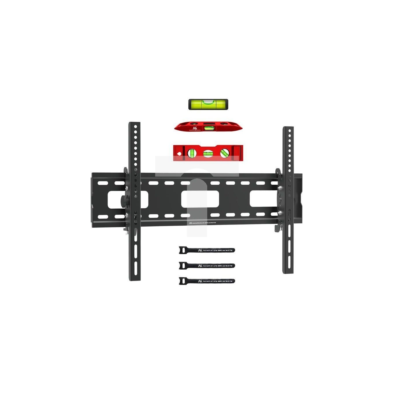 Maclean TV mount, max VESA 600x400, 32-90", 80kg, tilt reg. +15°~-15°, MC-421 - Image 2
