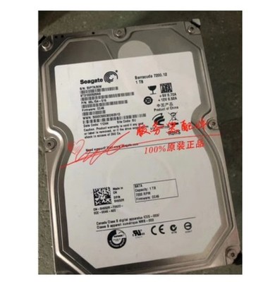 1pcs Used   1T SATA 7.2K 0H652R ST31000528AS #pq