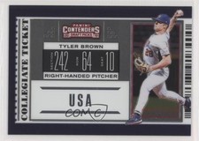 2019 Elite Extra Edition USA Collegiate National Team Tickets Tyler Brown rh9