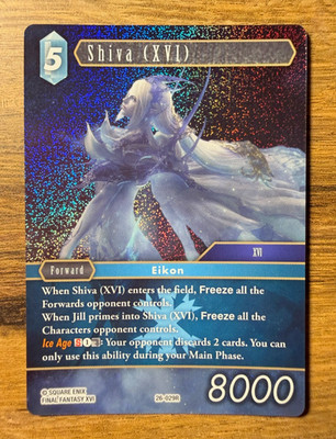 Final Fantasy TCG Opus 26 Gunslinger in Abyss - Shiva (XVI) 26-029R *FOIL* FF16
