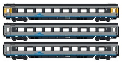 LS MODELS PI9716 3 Piece Set ''Cisalpine'' 1xApm+2xBpm, ''Cisalpine'' Book SBB