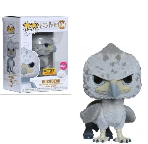 Funko Pop! Movies #104 Harry Potter Buckbeak  Flocked HT Exclusive w/ Protector