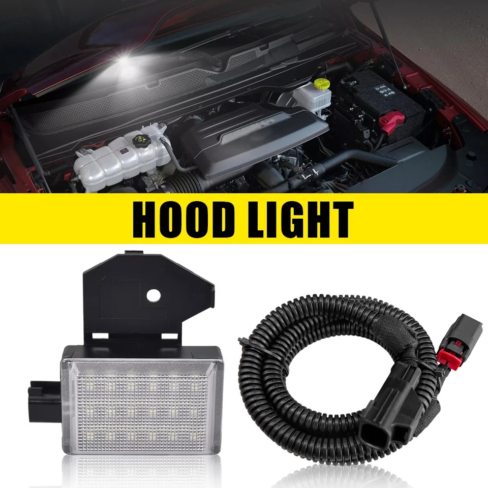 Luz de cortesía debajo del capó con arnés de cableado para Dodge RAM 1500 2500 3500 Foto 2 de 4