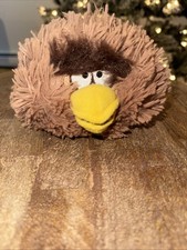 Angry Birds Star Wars Chewbacca Bird Plush Toy  5" CWT 2012 HK-98 K12