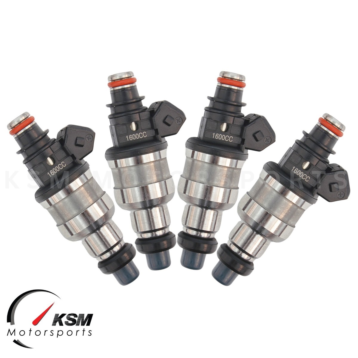 4x 1600cc Fuel Injectors For EVO 4-9 RX-7 FC3S 13B 20B 4AGE 4G63T