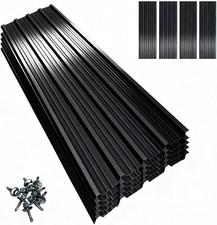 4 Pcs Metal Roofing Panels 45.2" x 17.72" Corrugated Galvanized Steel Roof