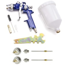 HVLP Paint Spray Gun Spray Gun 1.4mm + 1.7mm 2.0mm Nozzle - H-827P Professional Fa...