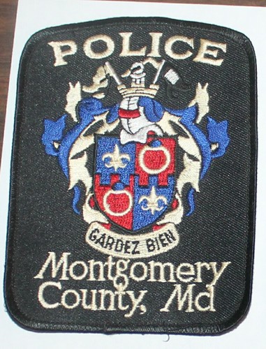 MONTGOMERY COUNTY POLICE Maryland MD Co PD Used Worn patch #47