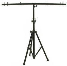 MR DJ LS200 - DJ Pro Audio Lighting Fixture Tripod Stand with T-Bar Light Truss