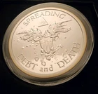 2014 Warbird 2 OZ Proof Silver Bullet Silver Shield Heidi Wastweet Sculpt Chris