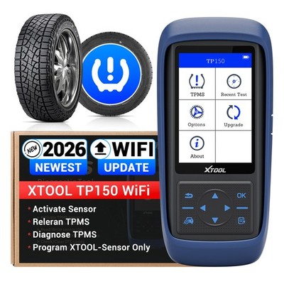 2026 XTOOL TP150 WIFI TPMS Relearn Tool Activate Tire Sensor TS100 Programming