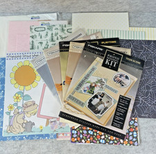 Vintage 8.5x11 Specialty Paper Lot - 125 Sheets - Scrapbooking Cardstock Crafts