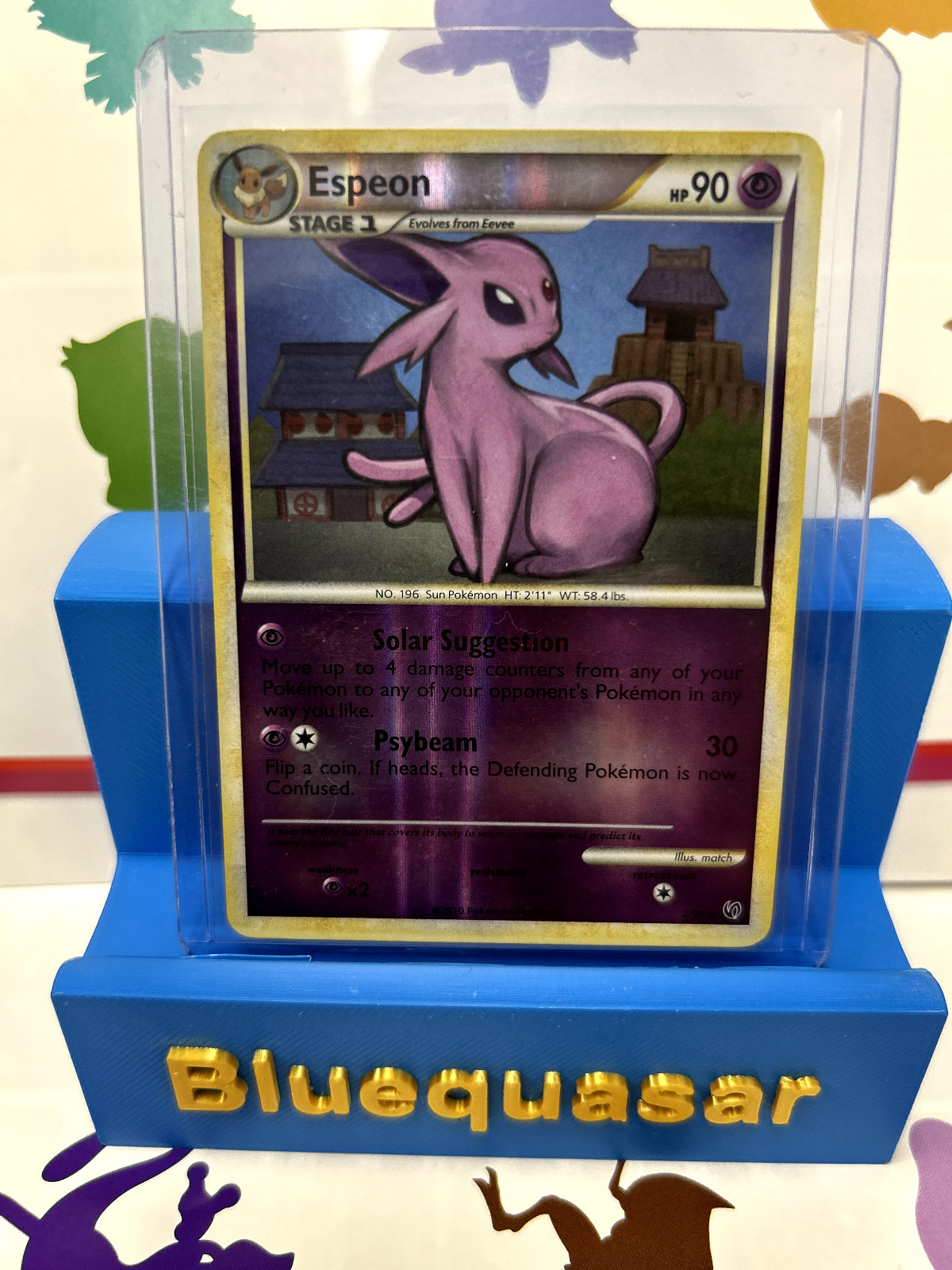 Espeon - 2/90 Undaunted Reverse Holo Rare Pokemon - LP