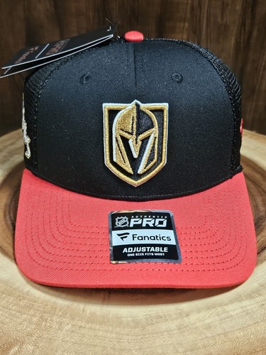 Las Vegas Golden Knights Fanatics Authentic Pro SnapBack Adjustable Hat Cap NHL - Picture 2 of 13