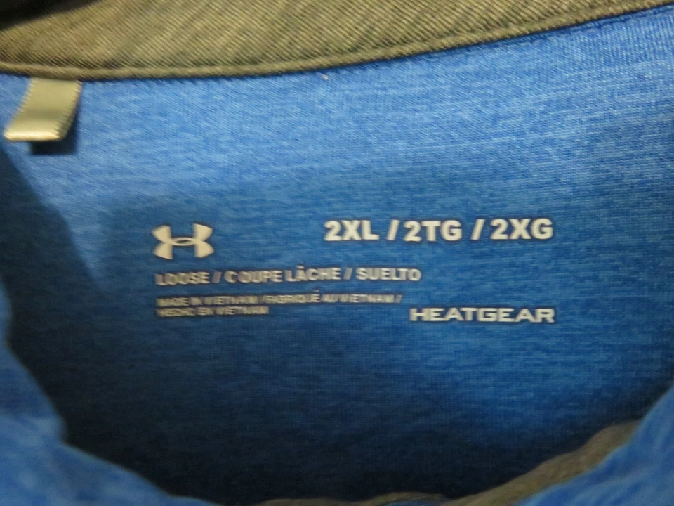NWOT Under Armour 2XL Lot of 3 Heatgear Golf Polo Shirts Geometric Multicolor - Image 4 of 4