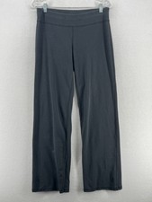 EILEEN FISHER Pants S Organic Cotton Jersey Full Length Straight Leg Gray USA