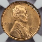 1942 1c Lincoln Wheat Cent - NGC MS 66 RD