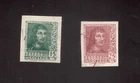ESP LOT 2 NON TOOTH n°601a+ 603 (Ed 841A y 843) OB WITHOUT THINNING LARGE MARGINS