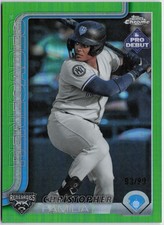 2025 Topps Pro Debut #PDC-118 Christopher Familia Chrome Green Refractor #/99