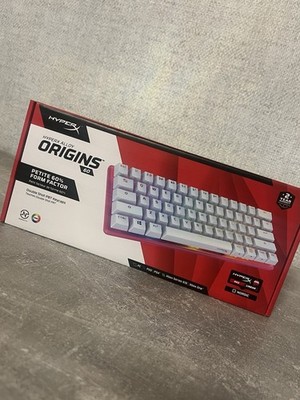 Tastatur HyperX Alloy Origins 60 | Weiß/Rosa , NEU  