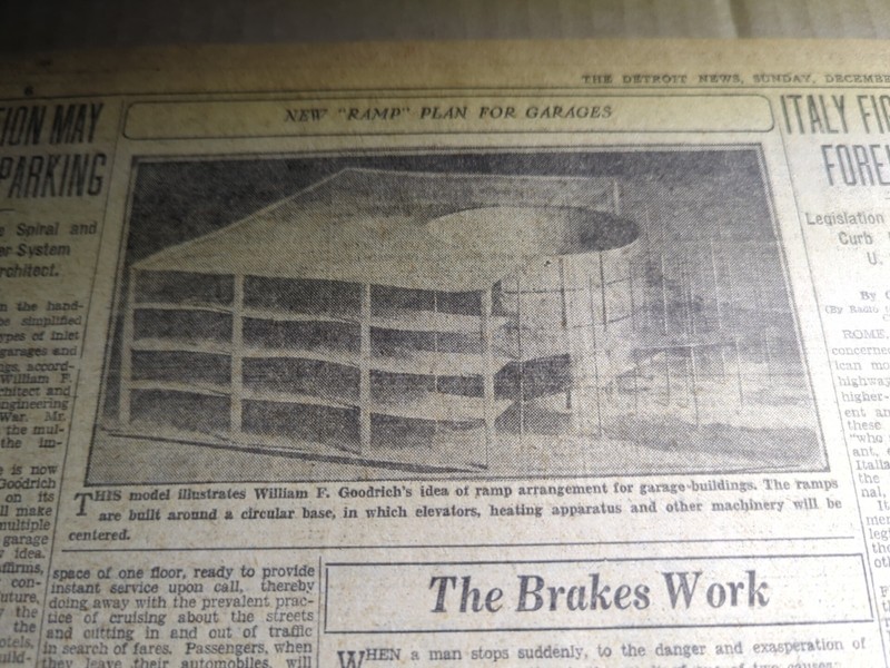 DEC 4, 1927 NEWSPAPER PAGE #1064- WILLIAM F. GOODRICH DETROIT ARCHITECT 