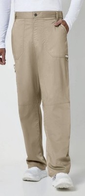 Cherokee Workwear Revolution Men's Beige Cargo Pants 3XL Cotton Blend Twill