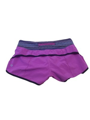 Lululemon Speed Short Ultra Violet Space Dye Twist Size 4