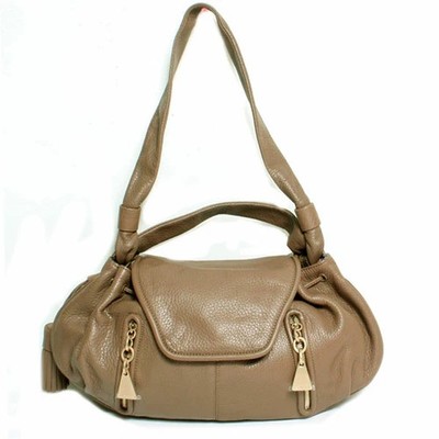 SEE BY CHLOE Brown Shoulder Bag 9S7154 N106 081 HIPPO Leather New