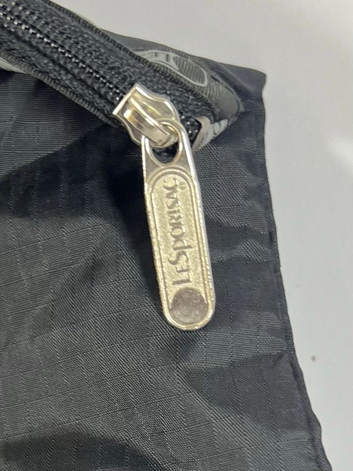 LeSportsac Zip top Shopper Black Tote Bag - Image 4 of 4