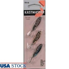 Kastmaster Fishing Lure Spoons 3PK Distance Caster Trout Bass Saltwater New