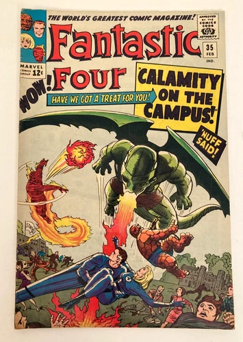 Fantastic Four 35 Vintage Silver Age Marvel Comics 1965