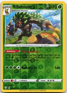 Rillaboom 013/072 Reverse Holo Shining Fates